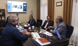 دیدار البرزی مدیرکل امداد البرز با صدیق مدیرکل دفتر امور سرمایه گذاری و اشتغال 